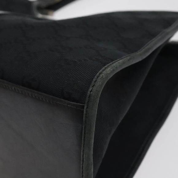 GUCCI GG Canvas Jackie Shoulder Bag Black Silver 002 1067 Auth yk18465 - Picture 12 of 16